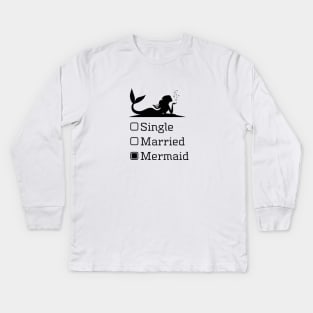 Mermaid life T-shirt Kids Long Sleeve T-Shirt